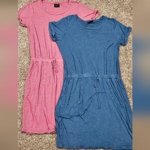 32 Degrees Pink and Blue Casual Dresses